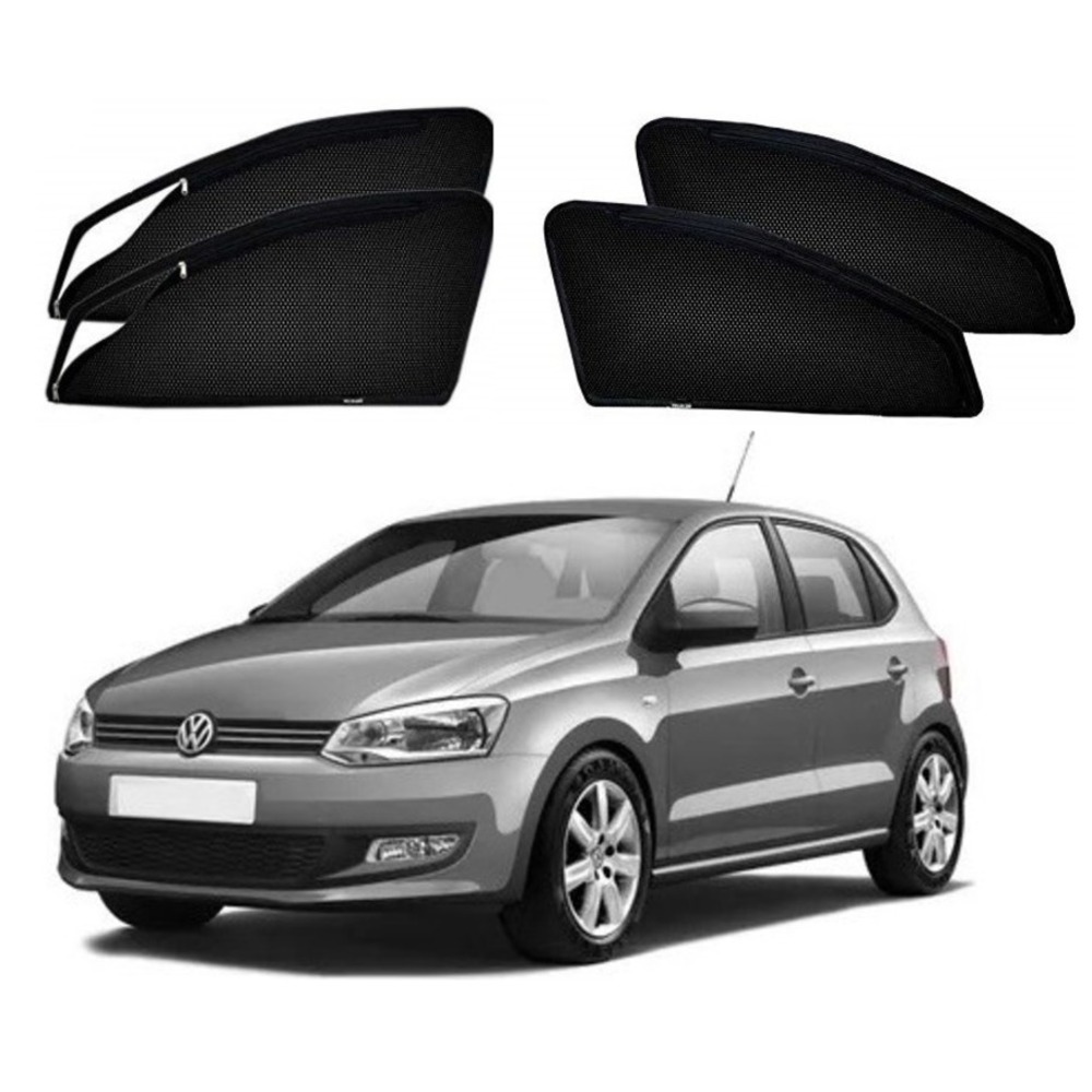 Premium Magnetic Curtain with Zipper for Polo - black