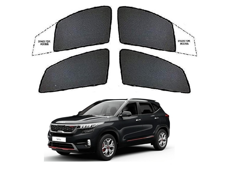Car Dicky Window Sunshades for Seltos