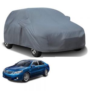 Body Cover for Camry Water Resistant Polyester Fabric with Mirror Pocket Slots_Grey 