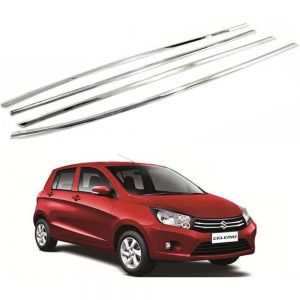 Window Lower Garnish Stainless Steel Chrome Finish Exterior for Celerio