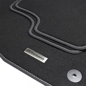 5D TPV Car Foot Mat for Hyundai i20 - Black